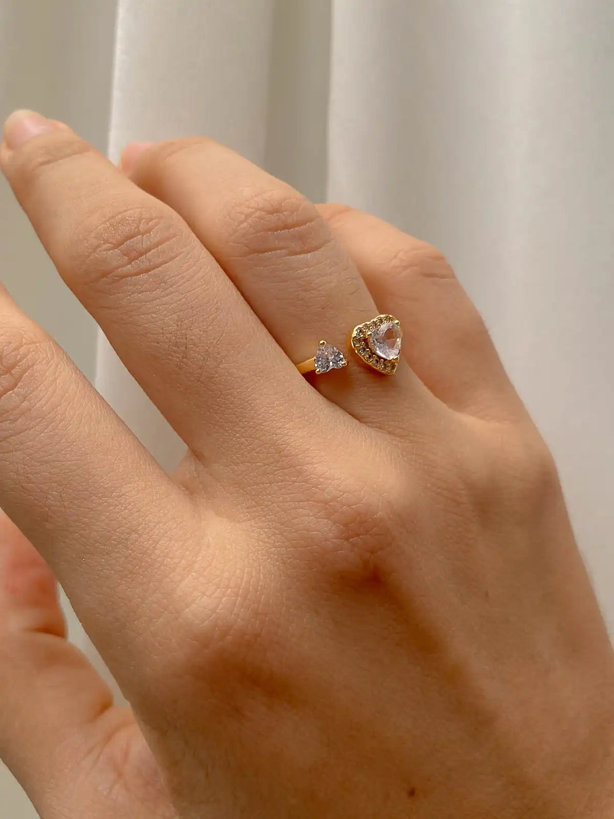 Anillo Brillo de Corazón