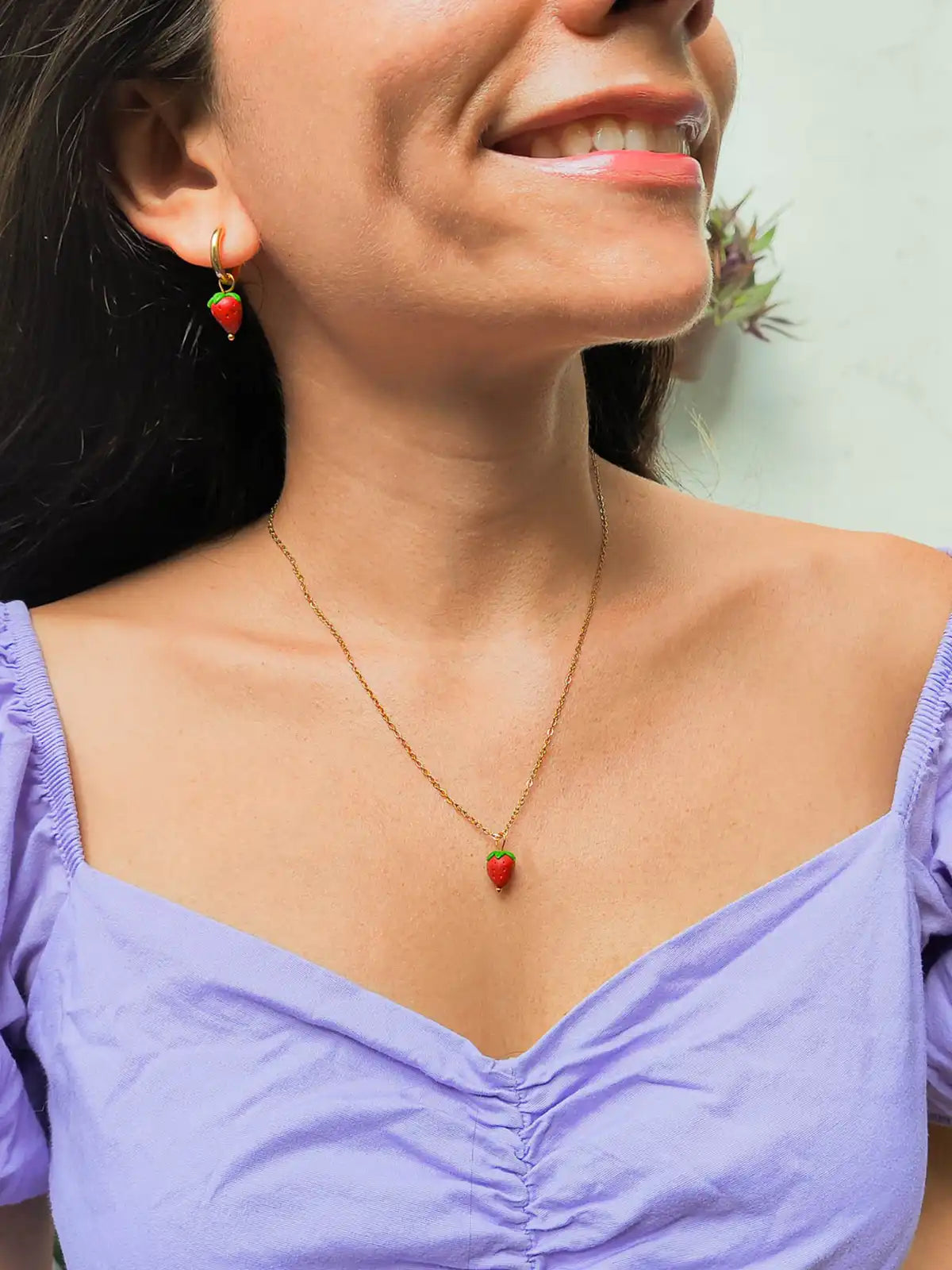 Collar Fresas Mágicas