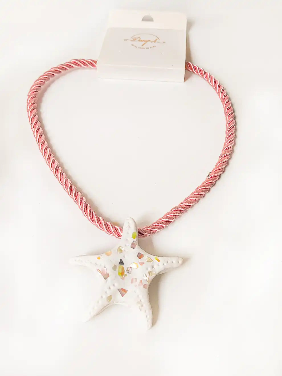 Mar de Rosas – Collar estrella de mar artesanal