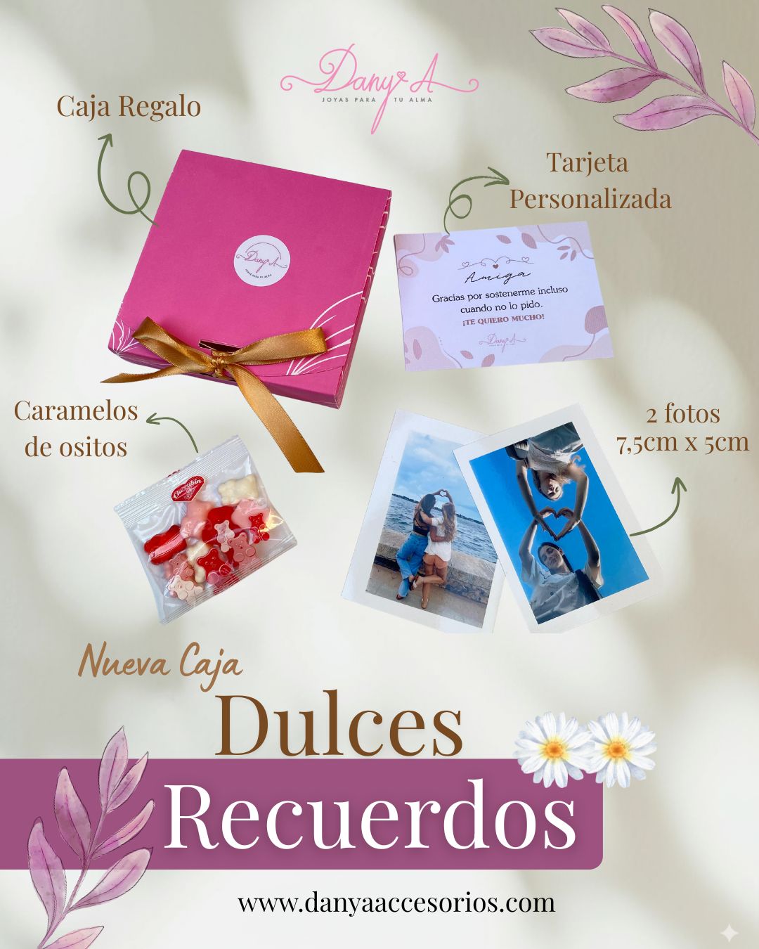 Caja “Dulces Recuerdos” – regalo personalizado.