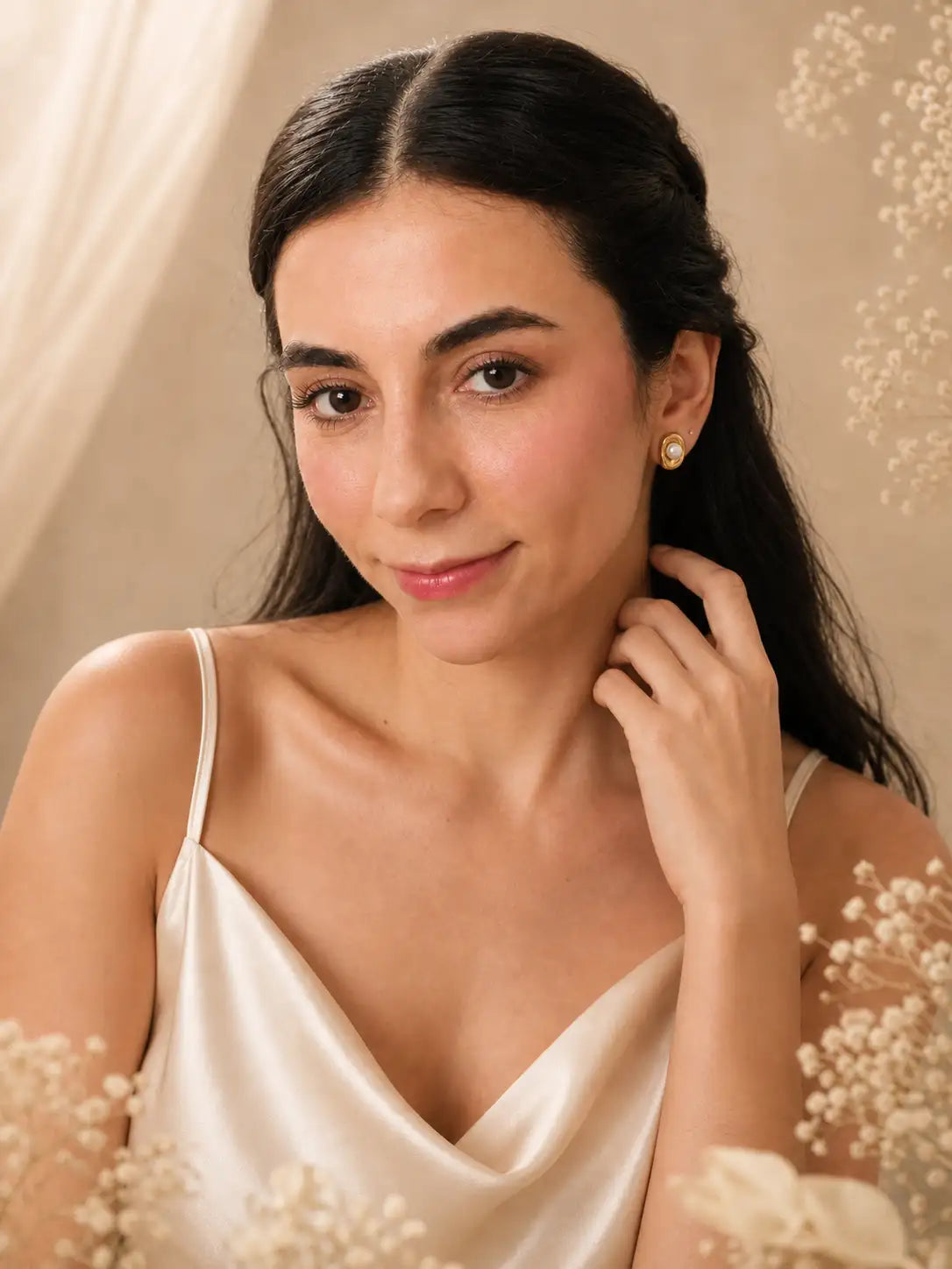 Nido de Perla – Aretes elegantes para mujer