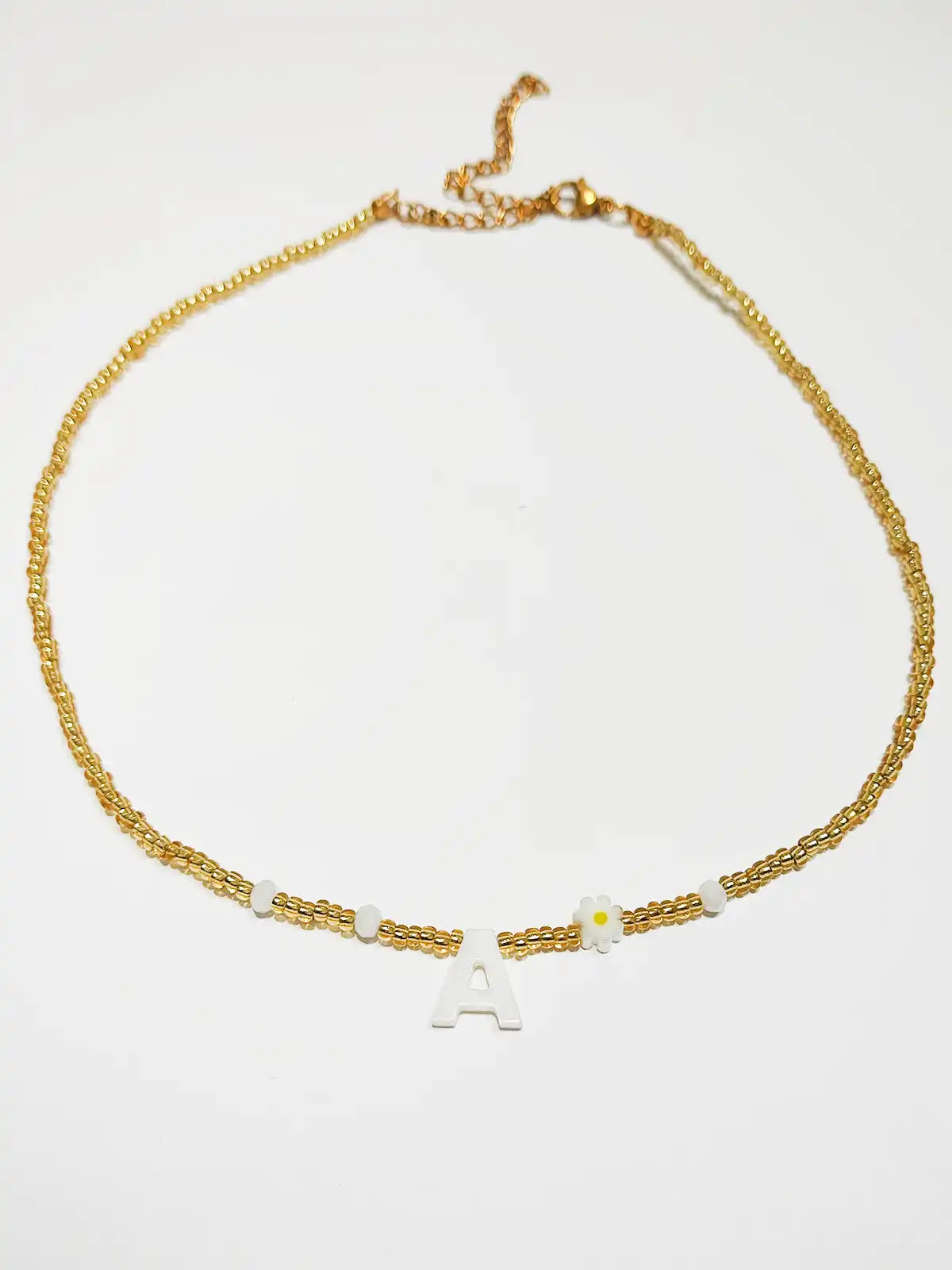 Choker Letra y Florecita
