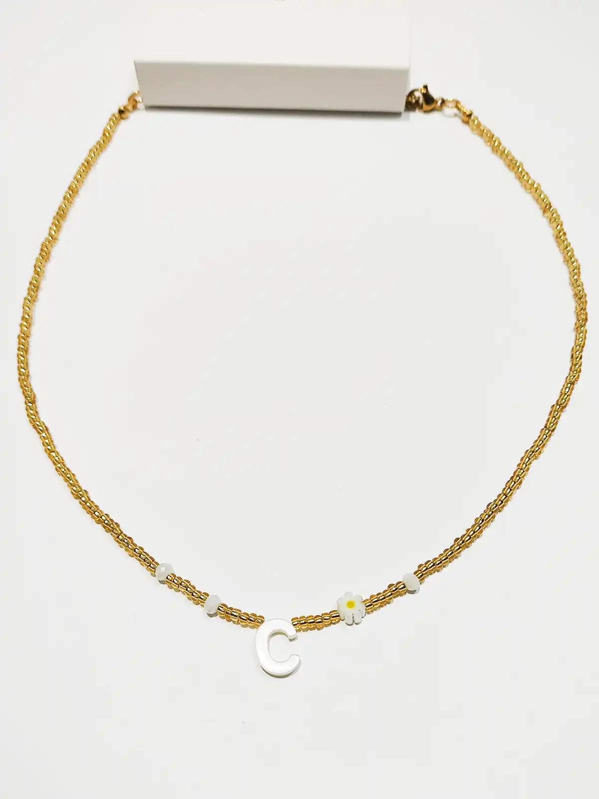 Choker Letra y Florecita