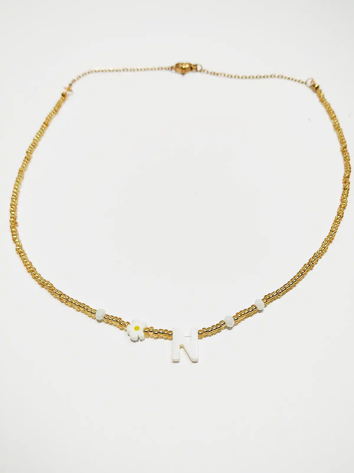 Choker Letra y Florecita