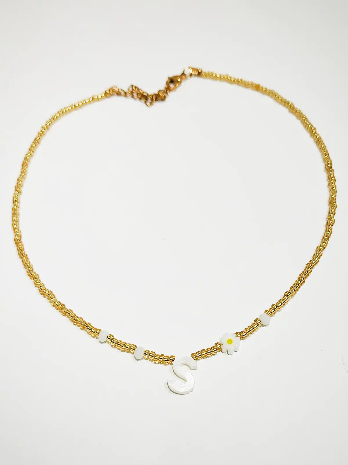 Choker Letra y Florecita
