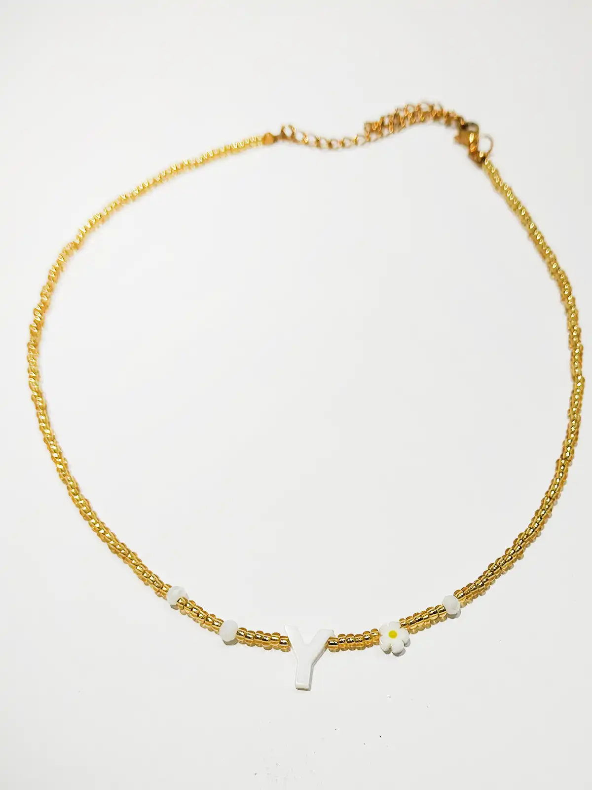 Choker Letra y Florecita