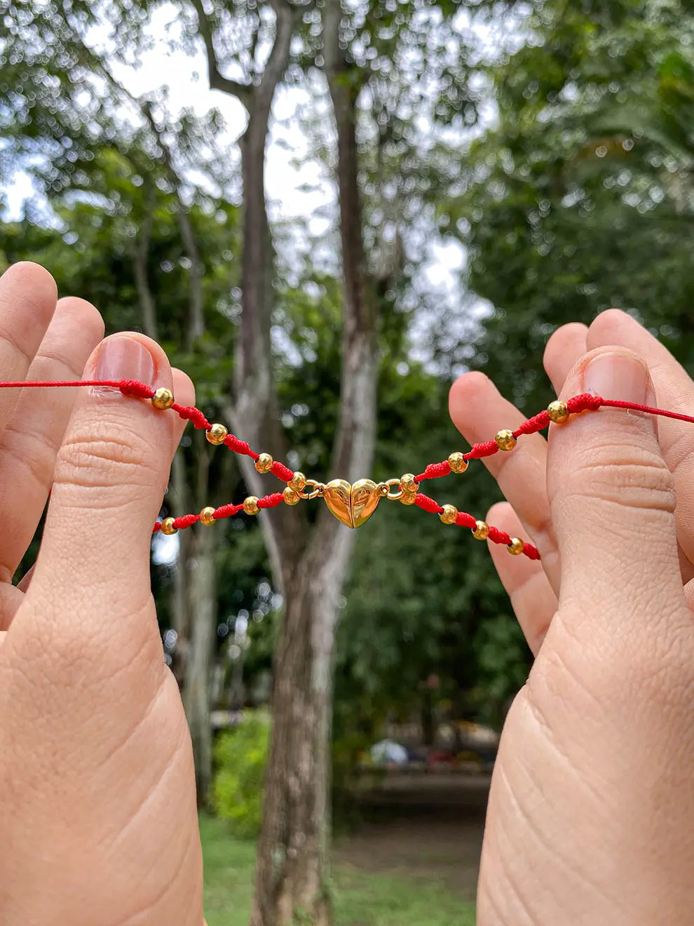 Imán de Amor – Set pulseras de pareja ajustables