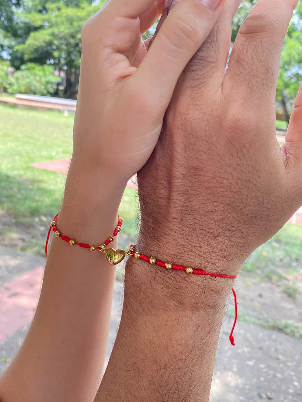 Imán de Amor – Set pulseras de pareja ajustables