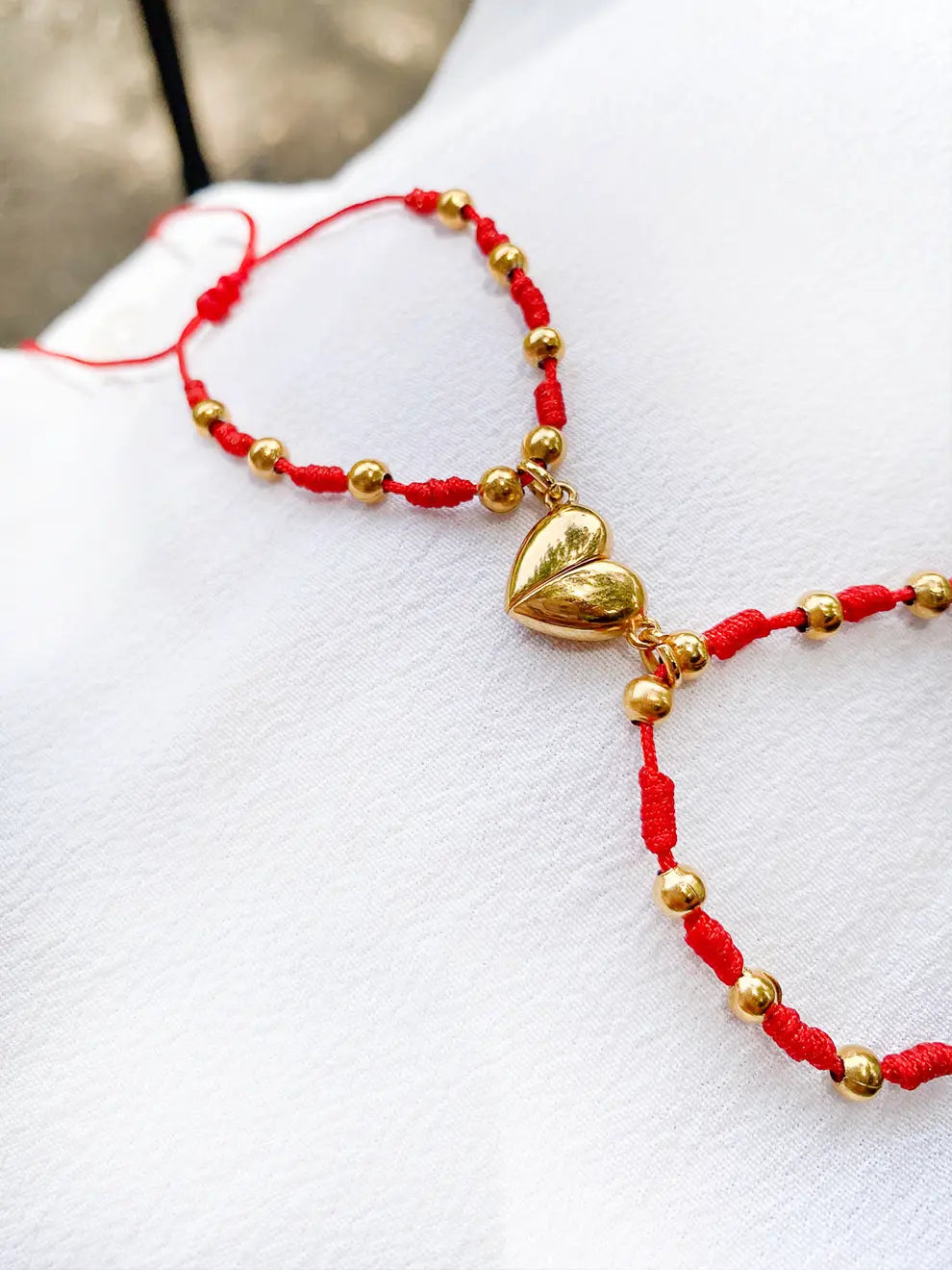 Imán de Amor – Set pulseras de pareja ajustables