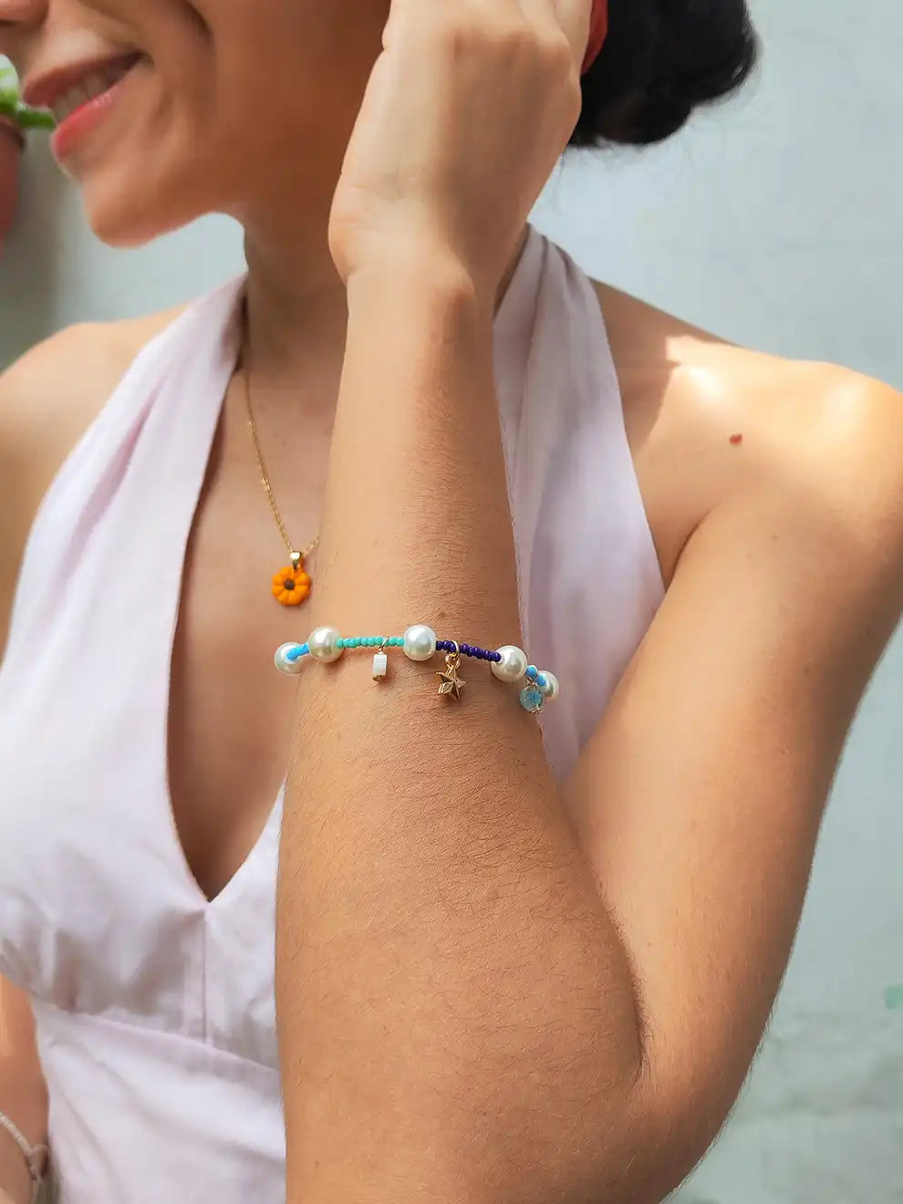 Pulsera Olas Doradas
