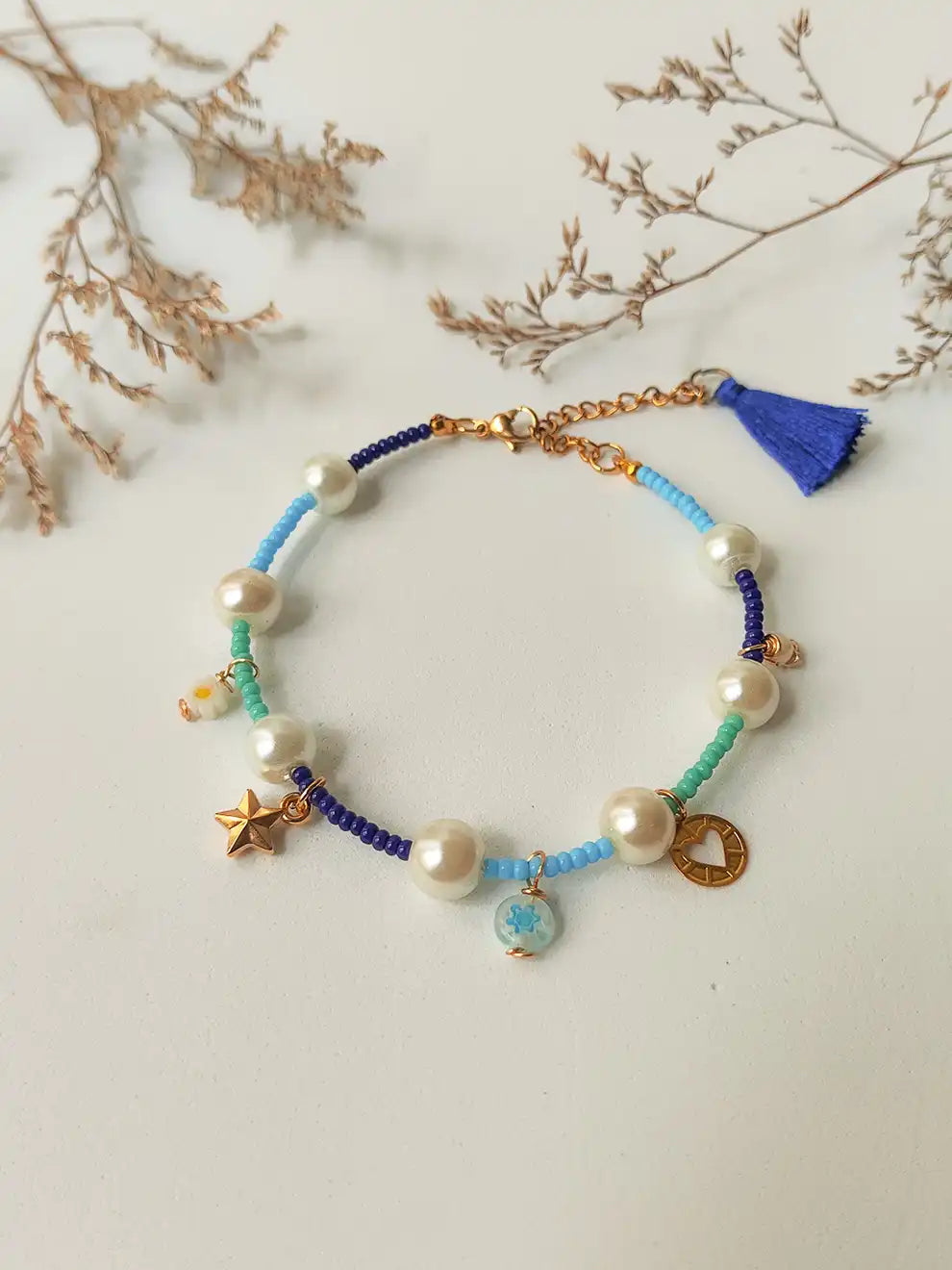 Pulsera Olas Doradas