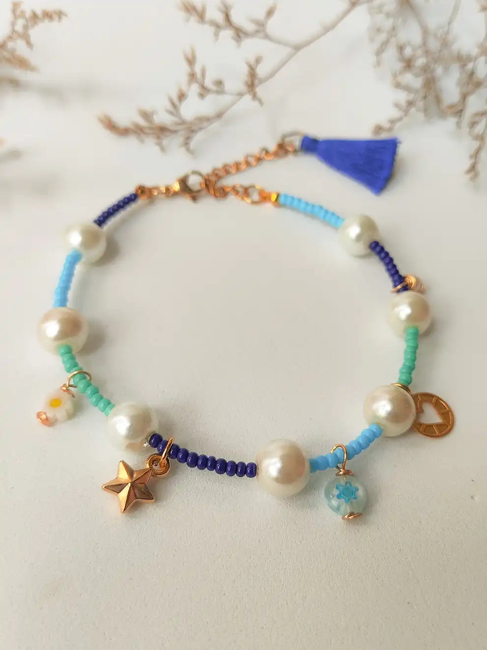 Pulsera Olas Doradas