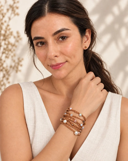 Vínculo Libre C101 usado como pulsera de varias tiras