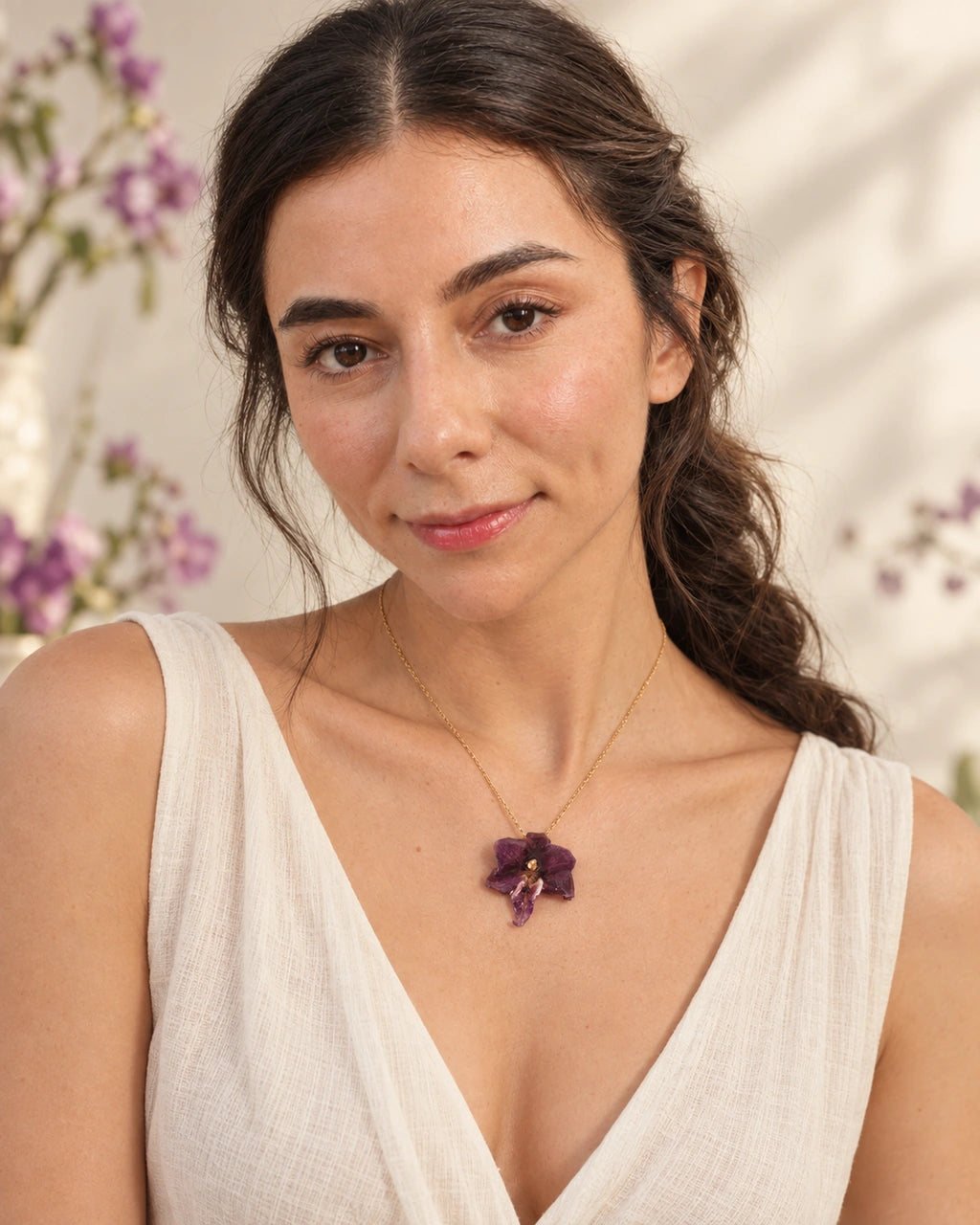 Orquídea Lila Eterna - imagen 1