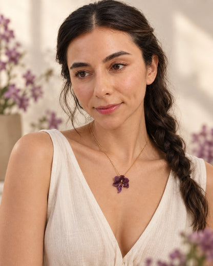 Orquídea Lila Eterna - imagen 3