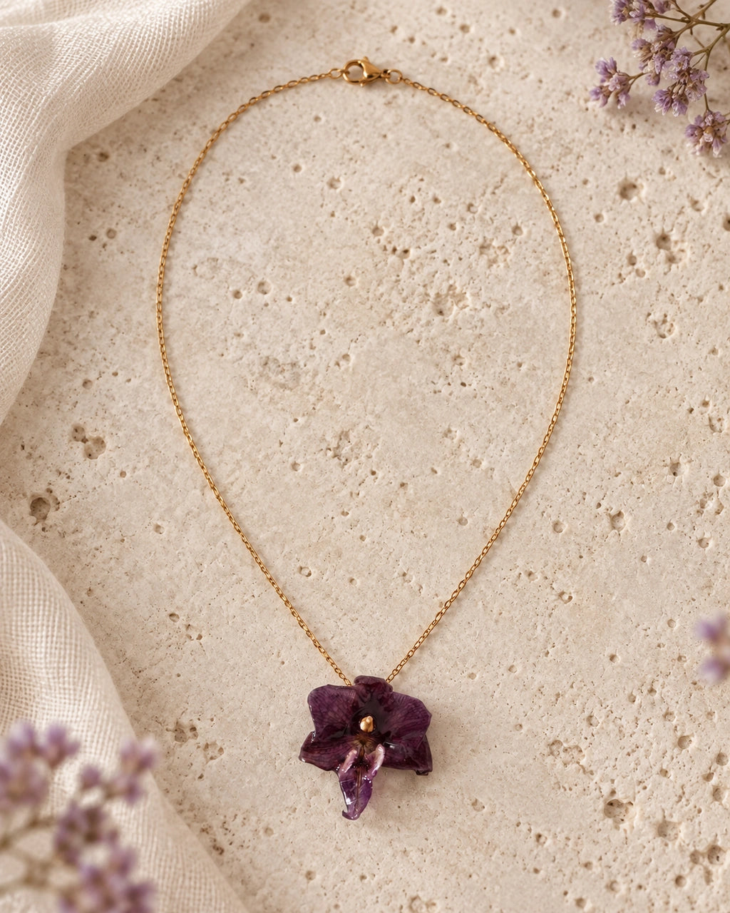 Orquídea Lila Eterna - imagen 5