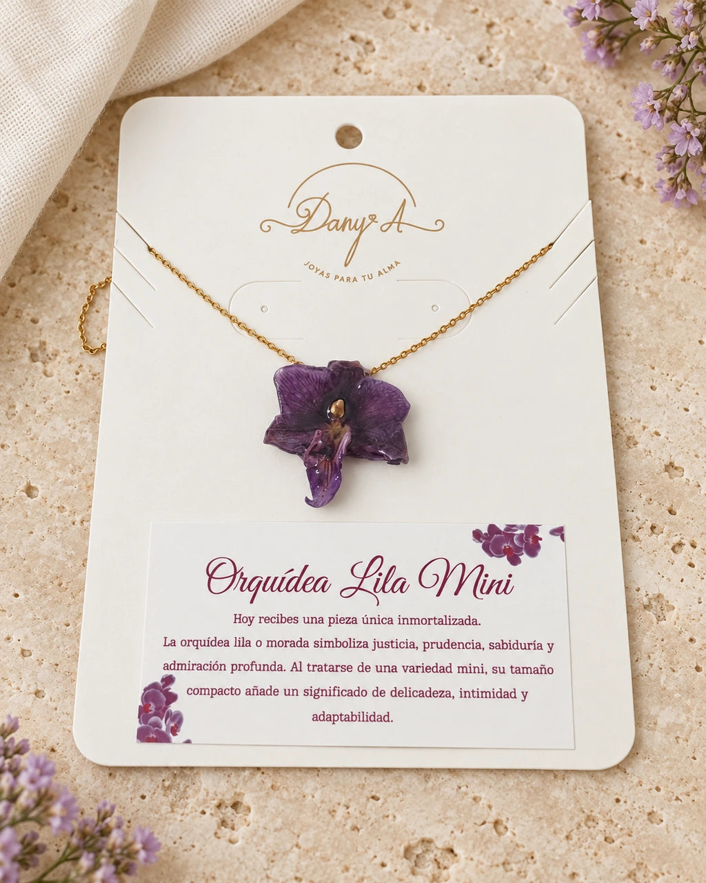 Orquídea Lila Eterna - imagen 6