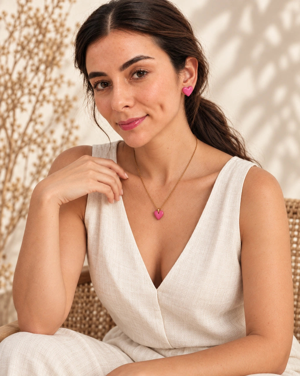 Corazón Rosa C96 en toma ambiental