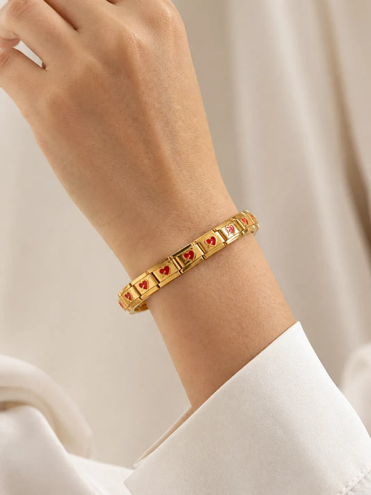 Amor Daily – Pulsera elástica en acero inoxidable