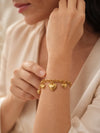 Amor – Pulsera con dijes de corazón