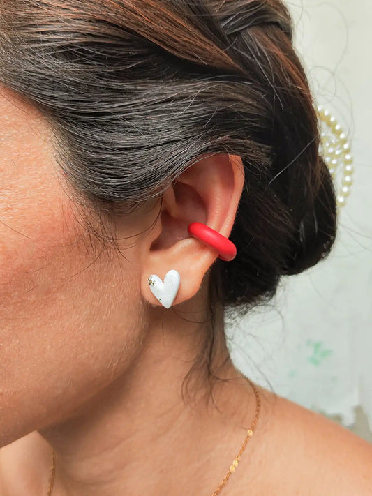 Ear Cuff Escarlata