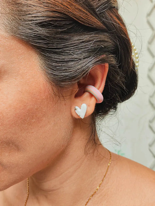 Ear Cuff Algodón de Azúcar