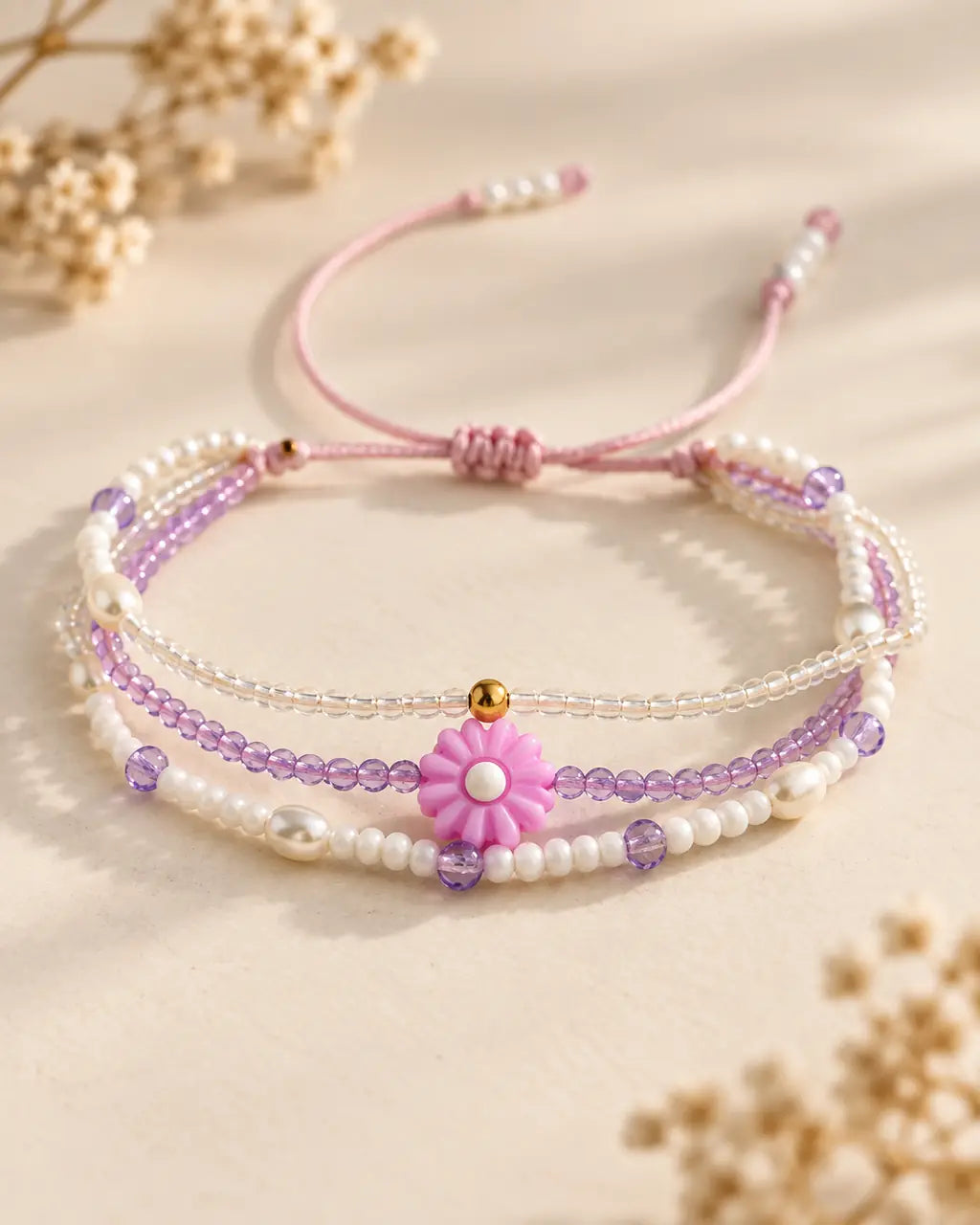 Jardín Violeta pulsera completa