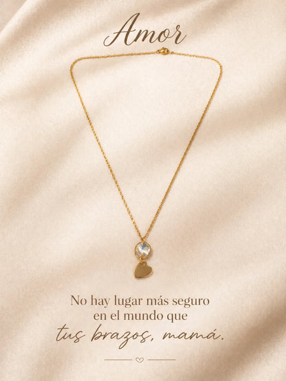 Amor – Collar con dije de corazón