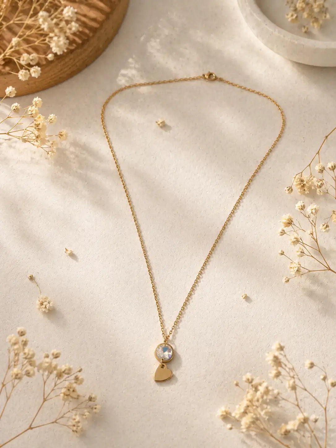 Amor – Collar con dije de corazón