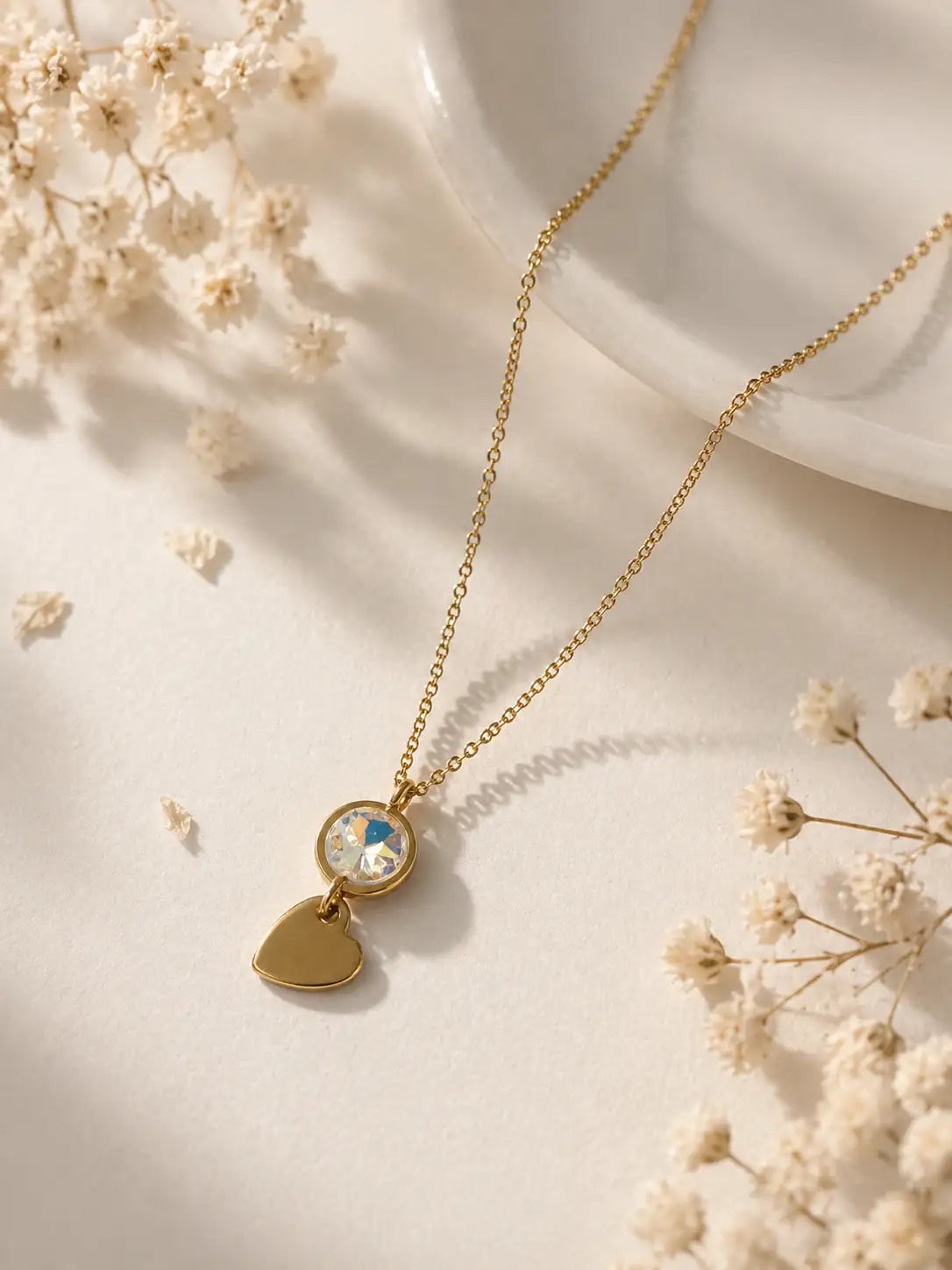 Amor – Collar con dije de corazón