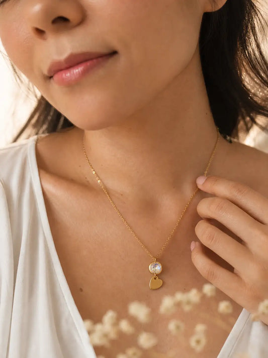 Amor – Collar con dije de corazón