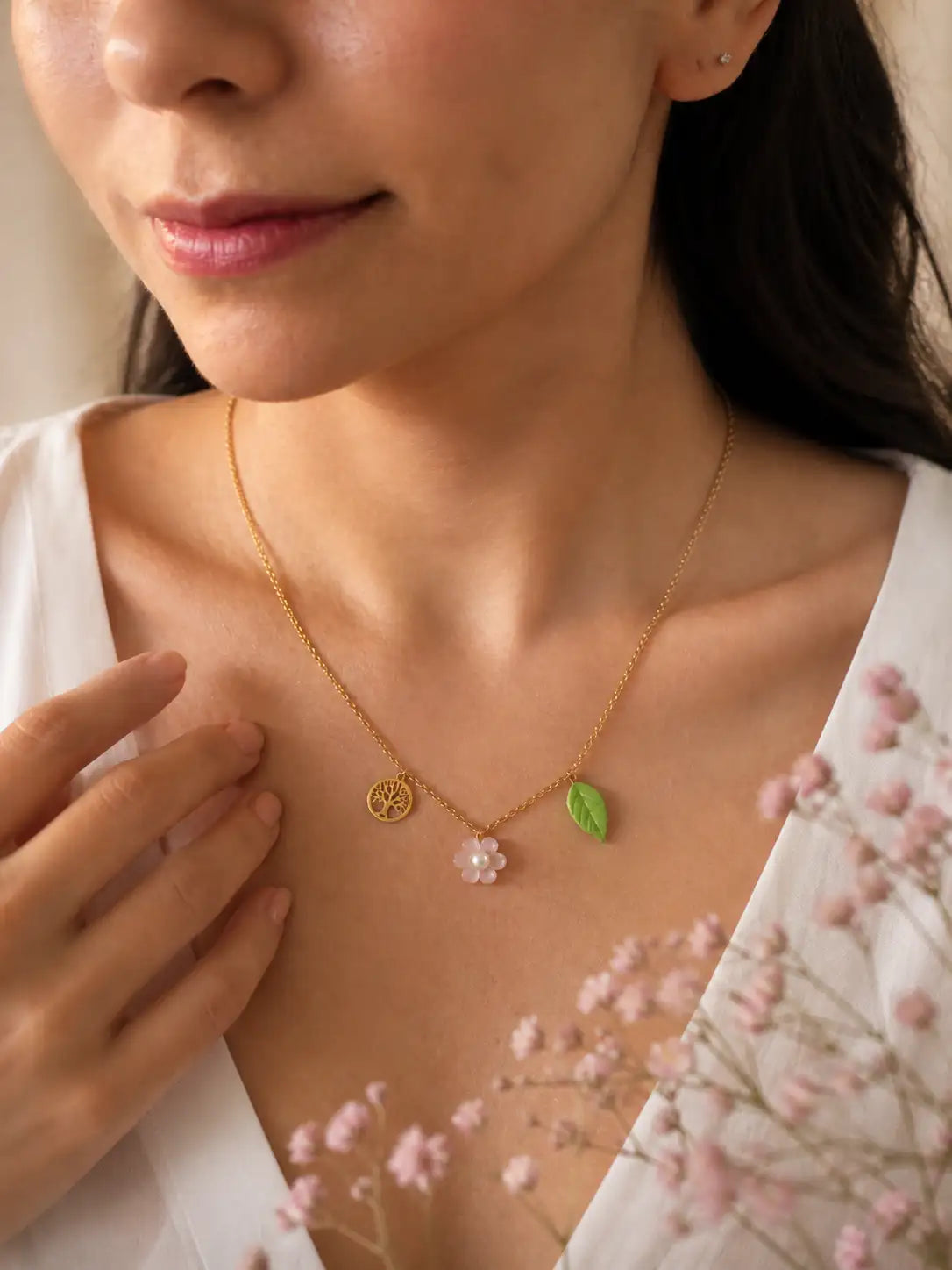 Refugio de Amor – Collar emotivo en acero inoxidable