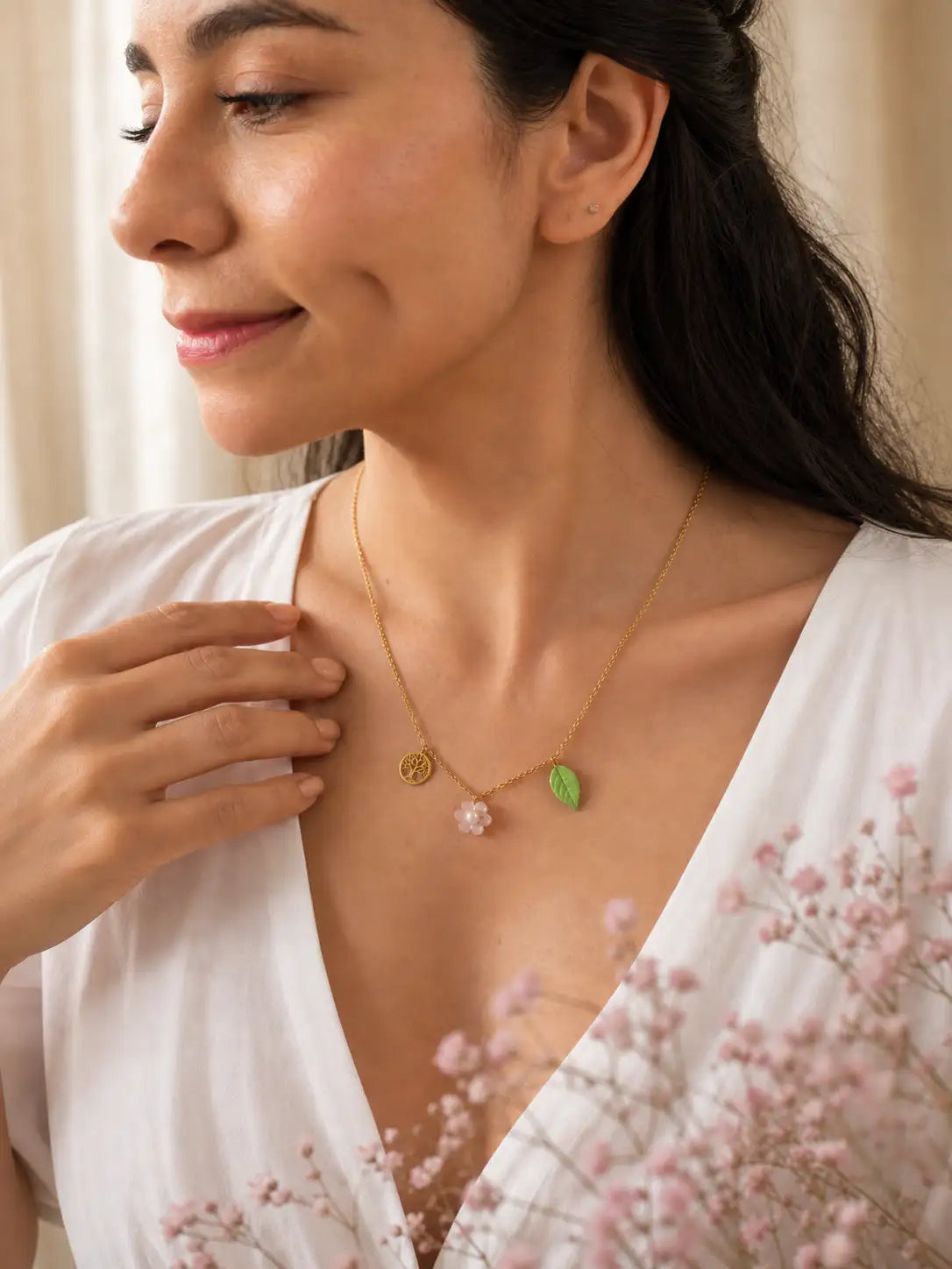 Refugio de Amor – Collar emotivo en acero inoxidable
