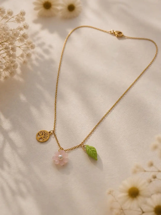 Refugio de Amor – Collar emotivo en acero inoxidable