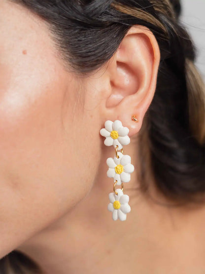 Aretes Cascada de Margaritas