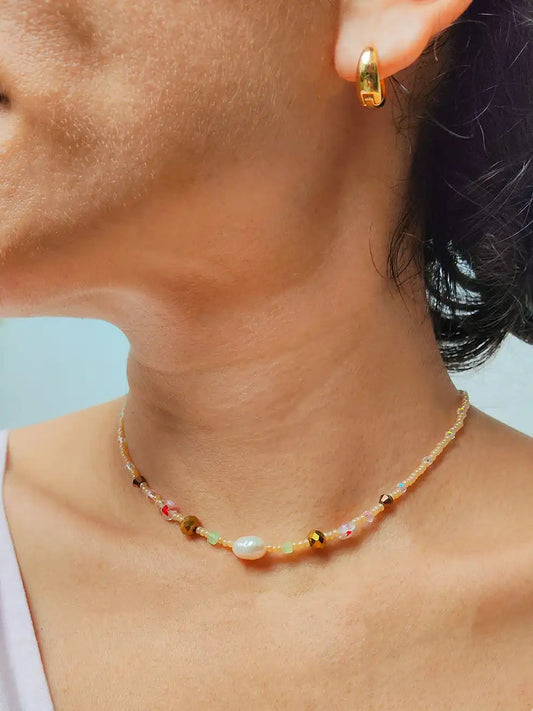Luz de Miel – Collar Minimal mujer