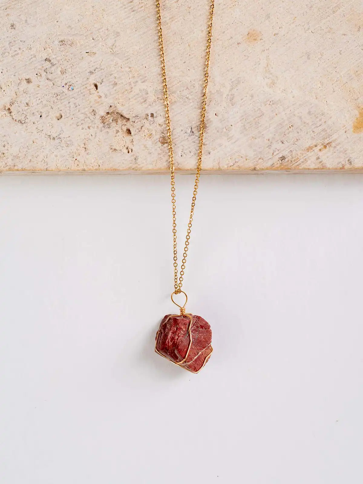 Cadena Jaspe Rojo