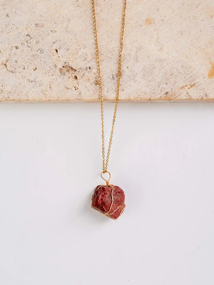 Cadena Jaspe Rojo