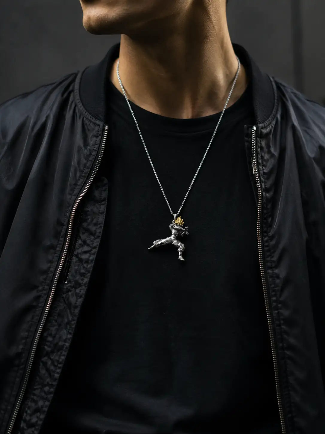 Goku Batalla Legendaria – Collar en acero inoxidable inspirado en Dragon Ball