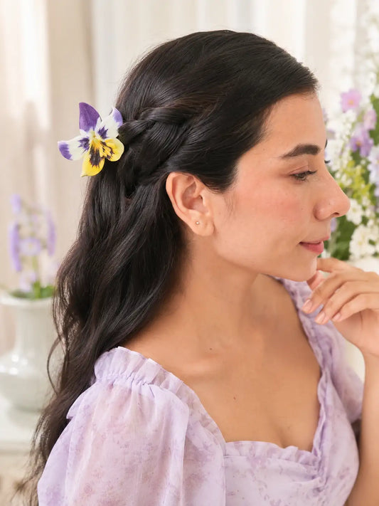 Orquídea Encantada – pinza floral multicolor