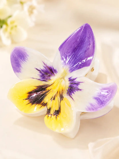 Orquídea Encantada – pinza floral multicolor