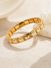 Mariposas de Luz – Pulsera dorada en acero inoxidable
