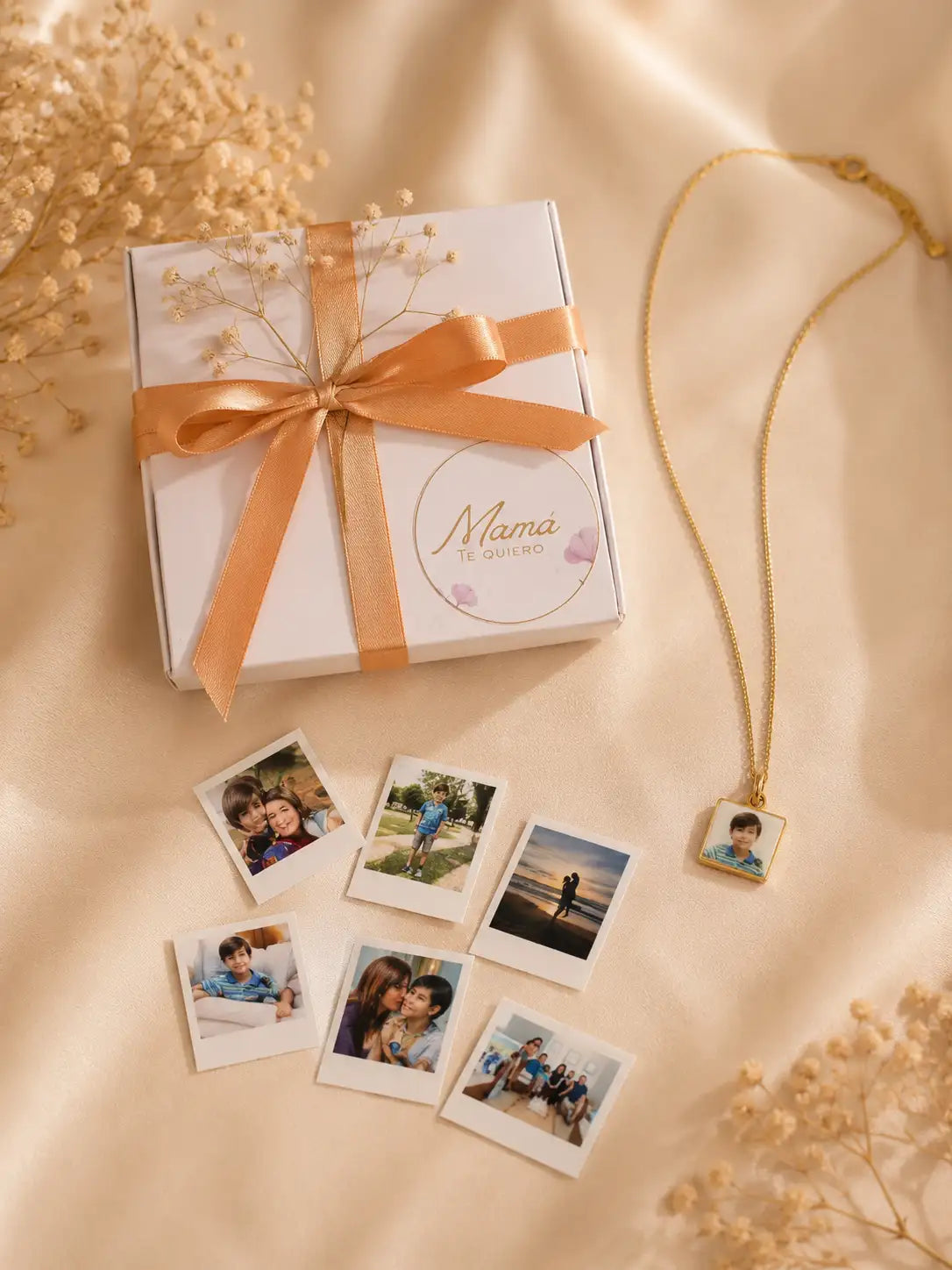 Risas – Collar relicario con foto personalizada