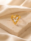 Destello de Amor – Anillo corazón en acero inoxidable