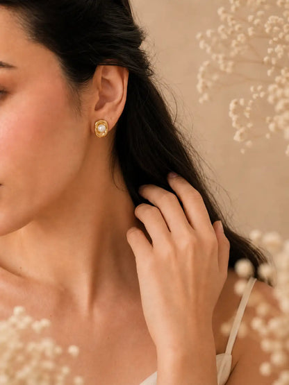 Nido de Perla – Aretes elegantes para mujer