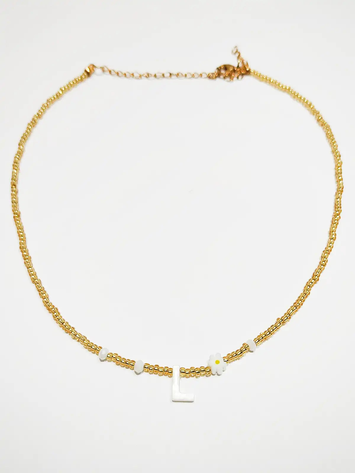 Choker Letra y Florecita
