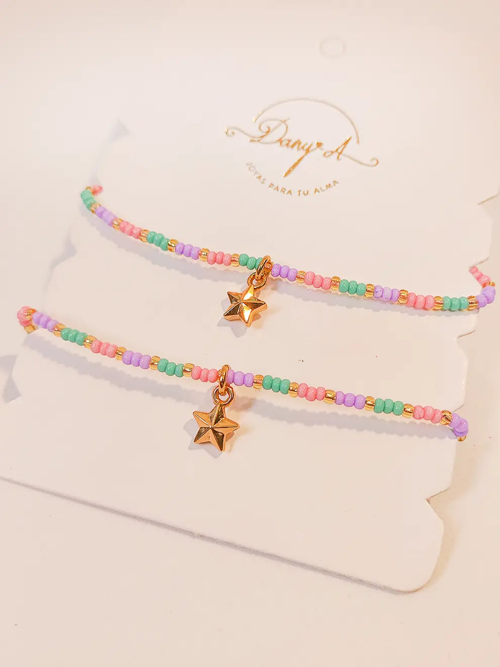 Star Mini - Pulseras de amistad ajustables
