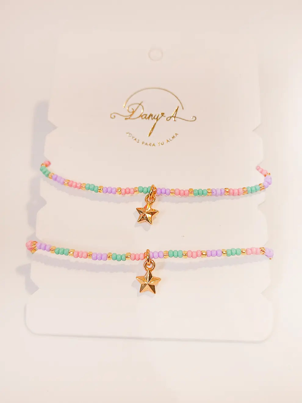 Star Mini - Pulseras de amistad ajustables