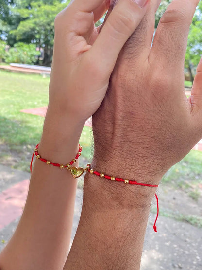 Imán de Amor – Set pulseras de pareja ajustables