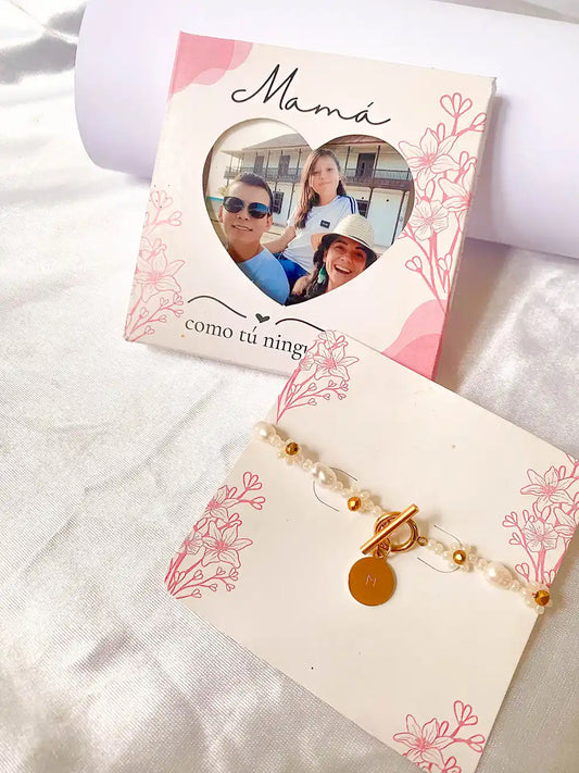 Pulsera Iniciales de Mamá